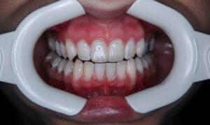 Photo dental filling