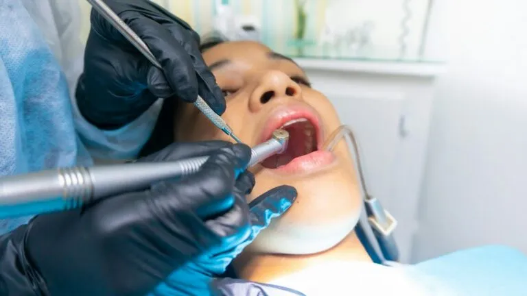 Photo dental checkup routine